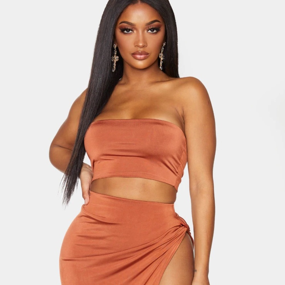 Terracotta Bandeau Top